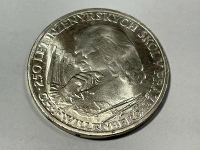 Czechoslovakia 1957 Uncirculated Condition 10 Korun Silver Coin KM#47.1 as Pictured. FREE DOMESTIC SHIPPING.