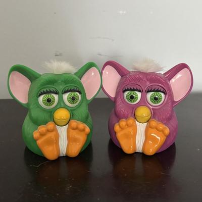 LOT 6: Disney Furby Toys from McDonald’s Happy Meals in 1998-1999.