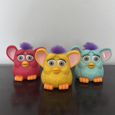 LOT 6: Disney Furby Toys from McDonald’s Happy Meals in 1998-1999.