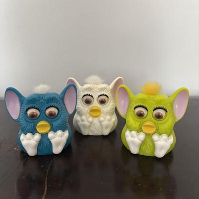 LOT 6: Disney Furby Toys from McDonald’s Happy Meals in 1998-1999.
