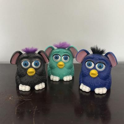 LOT 6: Disney Furby Toys from McDonald’s Happy Meals in 1998-1999.