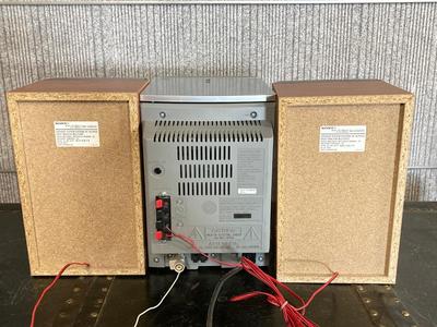 LOT 69: Sony Portable Compact Disc Deck Receiver Model HCD-NEZ3 and Remote