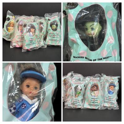 LOT 137: New in Package McDonalds Happy Meal Toys: Wizard of Oz Madame Alexander (8) & 2005 Madame Alexander 1-10