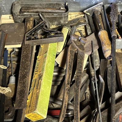 LOT 141: Wooden Handcrafted Heavy Duty Work Bench w/Draw & Tools