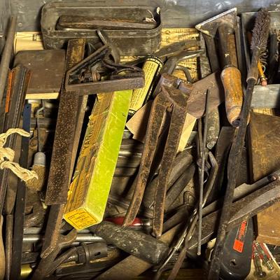 LOT 141: Wooden Handcrafted Heavy Duty Work Bench w/Draw & Tools