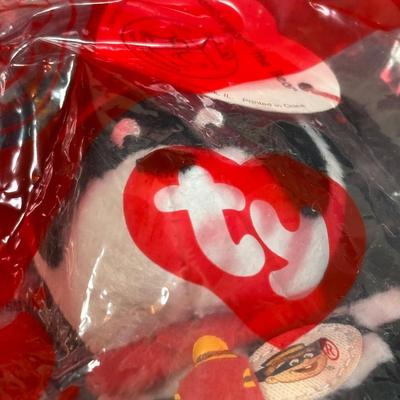 LOT 145: McDonalds New/Old Stock: Vintage French Fry Canvas Tote Bag, Ronald's Gang Beach Towel, Ty Teenie Beanie 25th Anniversary...