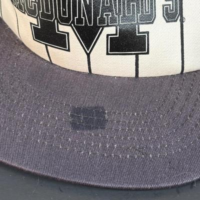 LOT 148: Vintage Ronald Mcdonald T-Shirts (qty of 3, XL), 3 Hats and a Plastic Coffee Mug w/Lid