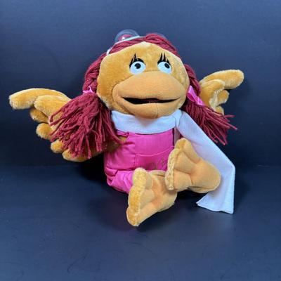 LOT 149: Vintage Early Birdie & Grimace Plush Toys & McDonalds Plastic Dishes (5)