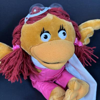 LOT 149: Vintage Early Birdie & Grimace Plush Toys & McDonalds Plastic Dishes (5)