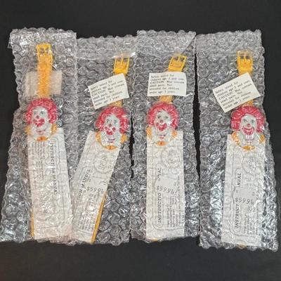 LOT 153" Vintage McDonald's Grimace & Ronald McDonalds Flip Digital Wristwatch (qty 8,), McDonalds Pencils & Lapel...