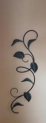 LOT 154: Home Decor: Metal Wall Art/Sculptures &n Dragon Fly Bathroom Decor