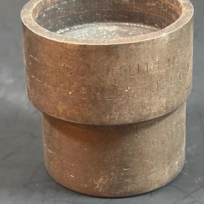 LOT 156: Antique/Vintage Tools: Ford Model-T Open Ended Wrenches, Greenlee Conduit No 735 Knockout Punch Set, Stanley No 110 Plane &...