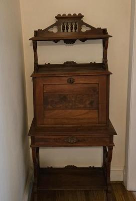 LOT 4X: Secretary Desk With Storage Inside