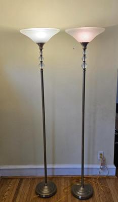 LOT 18L: Floor Lamps, Both Tested and in Working Order as Shown in Photos