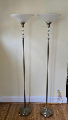 LOT 18L: Floor Lamps, Both Tested and in Working Order as Shown in Photos
