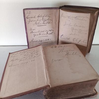 LOT 41L: Antique Miniature Books of Poetry 1875-1904