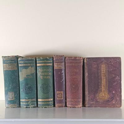 LOT 41L: Antique Miniature Books of Poetry 1875-1904