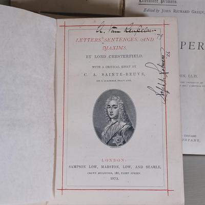 LOT 42L: Keat's Lamia with Designs by Will H. Low 1885, Irving's Sketch-Book 1870, Life of Mary Lyon 1858 & More