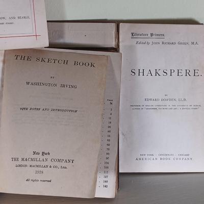 LOT 42L: Keat's Lamia with Designs by Will H. Low 1885, Irving's Sketch-Book 1870, Life of Mary Lyon 1858 & More