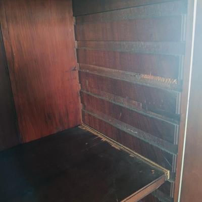 LOT 45L: Antique Wooden Bookcase