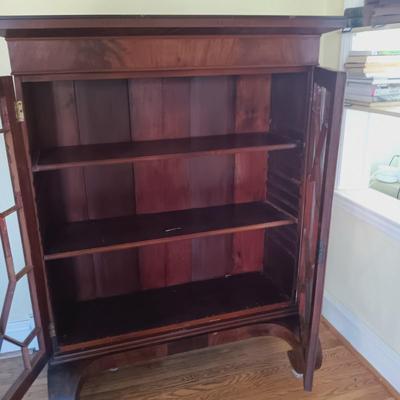 LOT 45L: Antique Wooden Bookcase