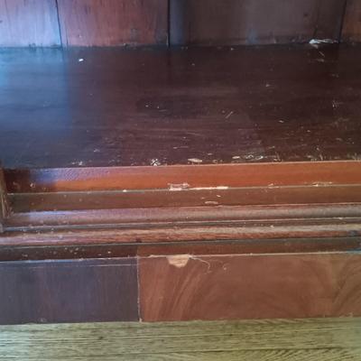 LOT 45L: Antique Wooden Bookcase