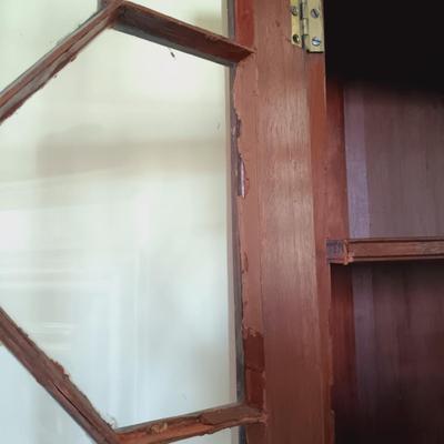 LOT 45L: Antique Wooden Bookcase