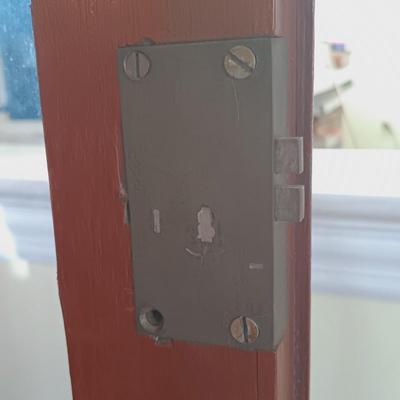 LOT 45L: Antique Wooden Bookcase