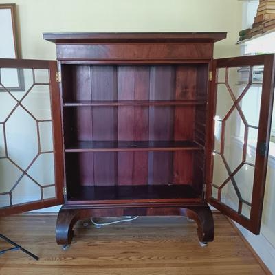 LOT 45L: Antique Wooden Bookcase