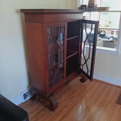 LOT 45L: Antique Wooden Bookcase