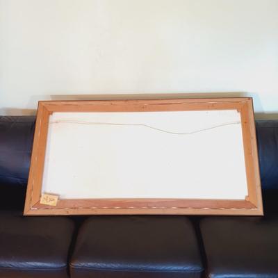 LOT 47L: Hugh Harris 'Packing House Scene' Large Oil Painting