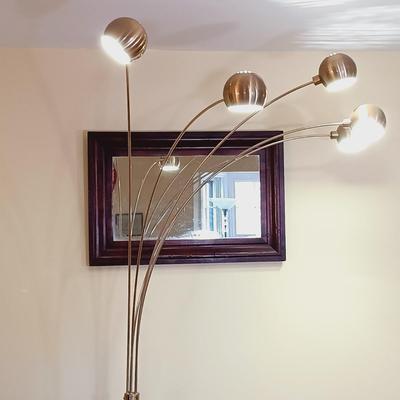 LOT 49L: Mid-Century Modern 5-Light Arch Lamp 7-1/2 Ft