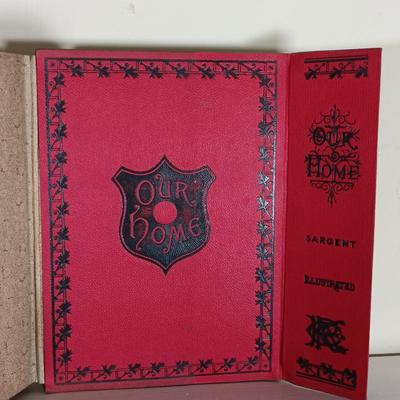 LOT 52L: 1894 Salesman Dummy of Our Home, 1919 Fabric Dye Trade Factory Catalog, Bicknell's Village Builder 1976 & More