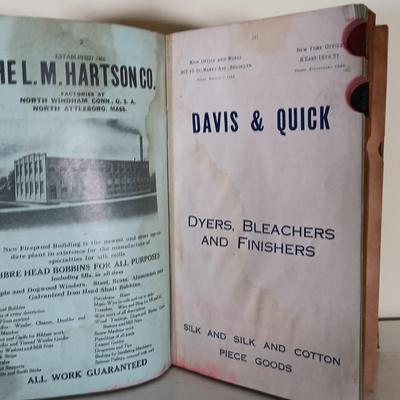 LOT 52L: 1894 Salesman Dummy of Our Home, 1919 Fabric Dye Trade Factory Catalog, Bicknell's Village Builder 1976 & More