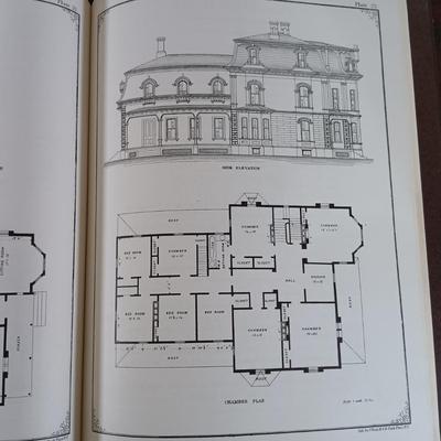 LOT 52L: 1894 Salesman Dummy of Our Home, 1919 Fabric Dye Trade Factory Catalog, Bicknell's Village Builder 1976 & More