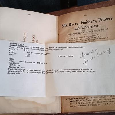 LOT 52L: 1894 Salesman Dummy of Our Home, 1919 Fabric Dye Trade Factory Catalog, Bicknell's Village Builder 1976 & More