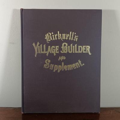 LOT 52L: 1894 Salesman Dummy of Our Home, 1919 Fabric Dye Trade Factory Catalog, Bicknell's Village Builder 1976 & More