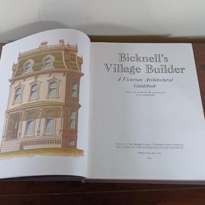 LOT 52L: 1894 Salesman Dummy of Our Home, 1919 Fabric Dye Trade Factory Catalog, Bicknell's Village Builder 1976 & More
