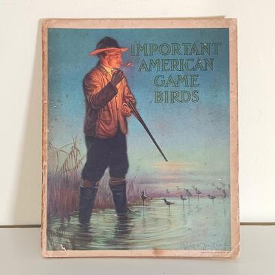 LOT 53L: Du Pont De Nemours & Co Important American Game Birds 1917 with 1861 Col. J. Lucius Davis' Trooper's Manual