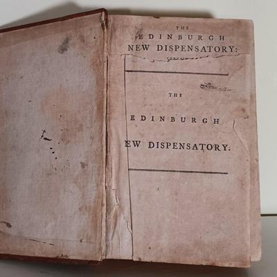 LOT 54L: Chapman's 1825 Therapeutics Vol. I and II, The Edinburgh New Dispensatory 1786 & More