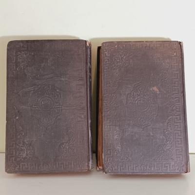 LOT 55L: Elizabeth F. Ellet's 1819 Women of the American Revolution Vol. I and II w/ Botta's 1845 American Revolution Vol. I...