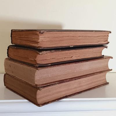 LOT 55L: Elizabeth F. Ellet's 1819 Women of the American Revolution Vol. I and II w/ Botta's 1845 American Revolution Vol. I...