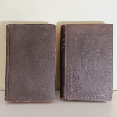 LOT 55L: Elizabeth F. Ellet's 1819 Women of the American Revolution Vol. I and II w/ Botta's 1845 American Revolution Vol. I...