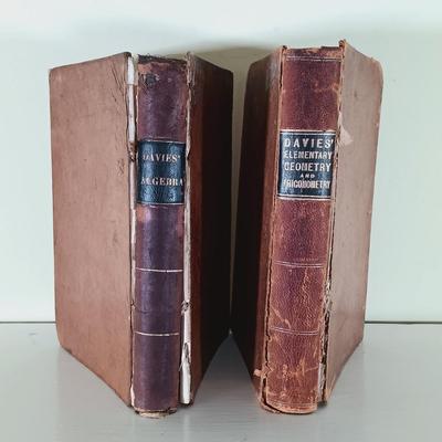 LOT 56L: Davies' Mathematics School Texts 1851-1858, University Literary Magazine 1856 & More