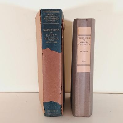 LOT 57L: Code of Virginia 1873, Narratives of Early Virginia 1907, Signed 1981 Lanciano's Our Most Skillful Architect & More