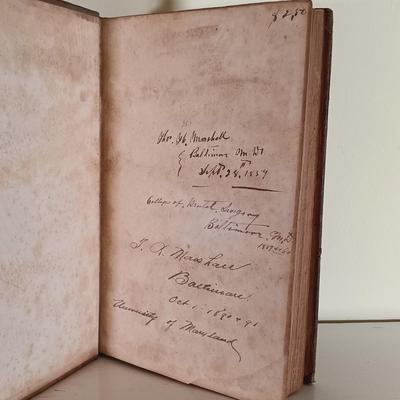 LOT 58L: Bond's Dental Medicine 1852, Talbot's Irregularities of the Teeth 1890 & Harris' Dentistry 1889