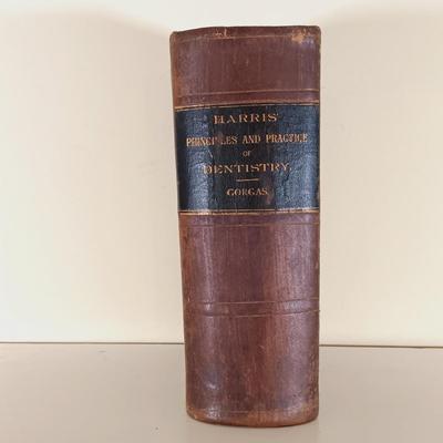 LOT 58L: Bond's Dental Medicine 1852, Talbot's Irregularities of the Teeth 1890 & Harris' Dentistry 1889