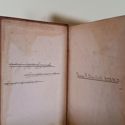 LOT 58L: Bond's Dental Medicine 1852, Talbot's Irregularities of the Teeth 1890 & Harris' Dentistry 1889