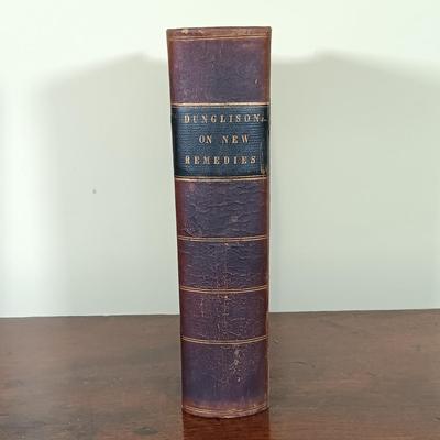 LOT 59L: Wood's Practice of Medicine 1855, Lawrence' Diseases of the Eye 1813 & Dunglison's New Remedies 1851