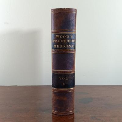 LOT 59L: Wood's Practice of Medicine 1855, Lawrence' Diseases of the Eye 1813 & Dunglison's New Remedies 1851
